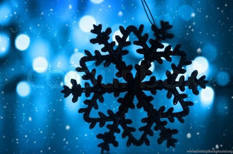 Blue Snowy Christmas Holiday Backgrounds With Tree Decoration ...