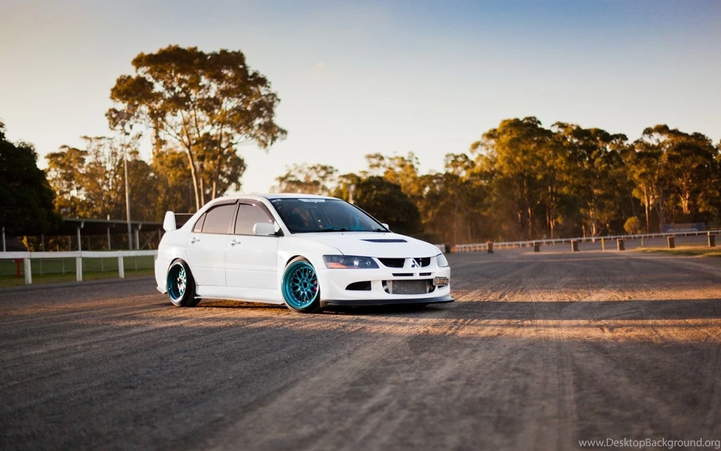 Mitsubishi Lancer Evolution White Car HD Wallpapers FreeWallsUp