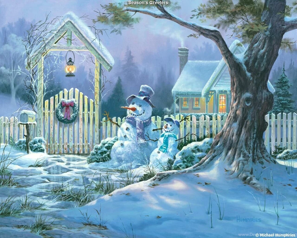 Free Wallpapers Christmas Scenes Wallpapers Cave Desktop Background