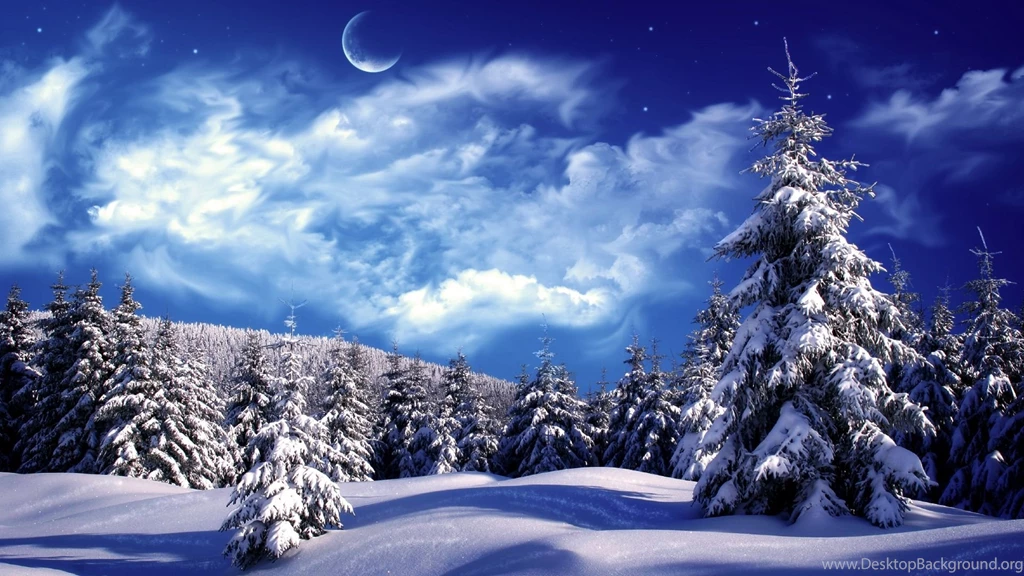 Christmas Winter Scenes Wallpapers
