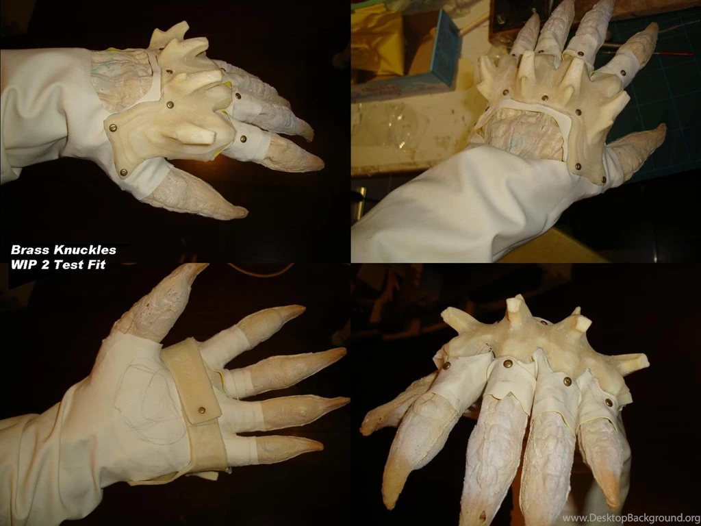 Predator Brass Knuckles WIP2 By Uratz Studios On DeviantArt