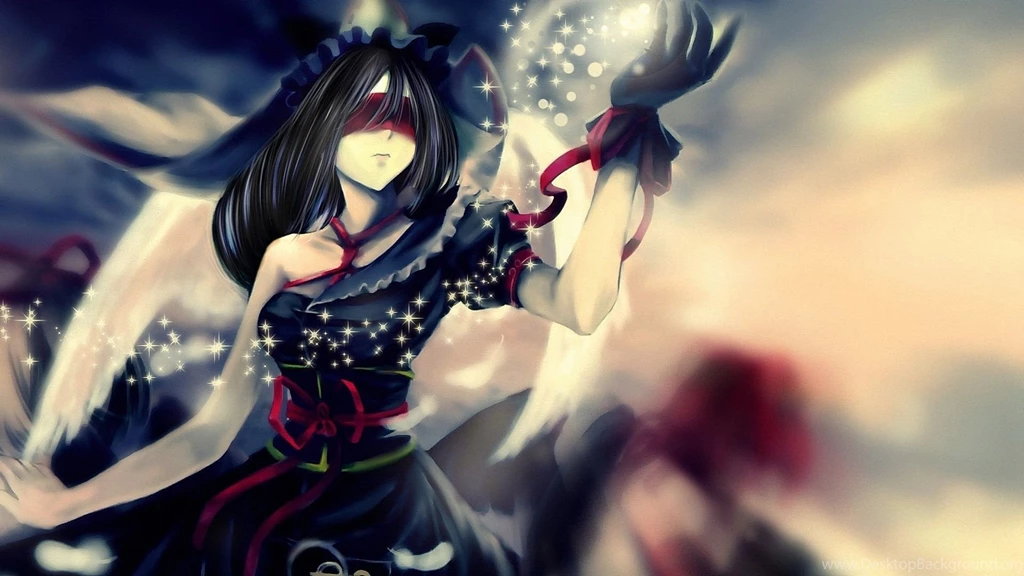 Hd Wallpapers Anime Girl Black Clothes