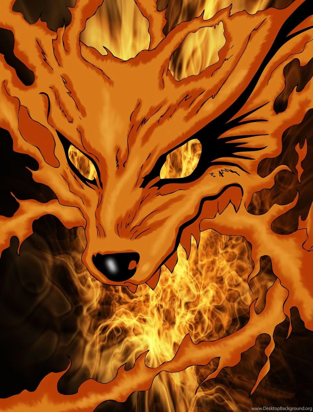 Nine Tailed Fox Naruto By Tony 87 On DeviantArt
