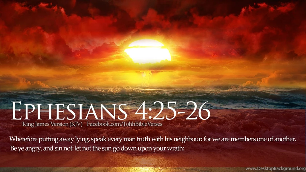 Ephesians 4:25 26 Sin Not Wallpapers Christian Wallpapers And ...