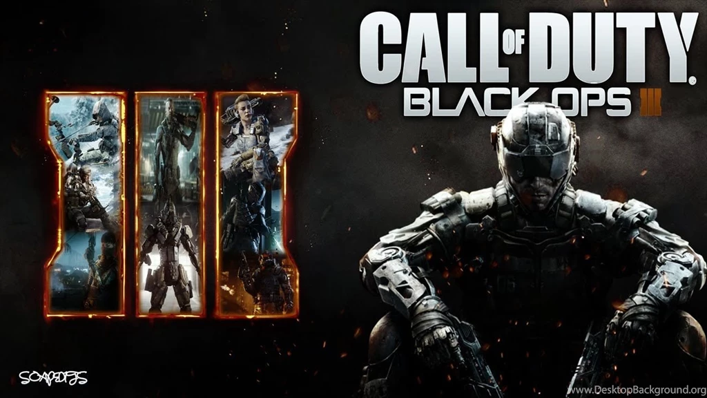 Call Of Duty: Black Ops 3 4k Wallpapers In 4 Colours (FREE DOWNLOAD ...