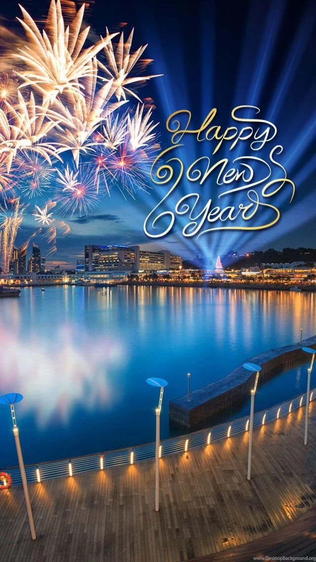 Happy_New_Year_Fireworks_iPhone 5 Wallpaper.jpg
