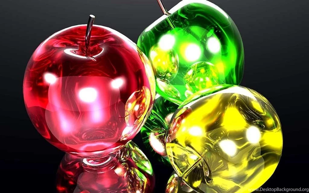 THE GLASS APPLES WALLPAPER (