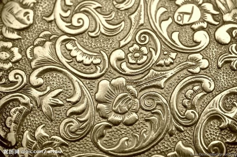 3d Ceiling Wallpapers Wallpapers For Interior Design Gold Metallic ...