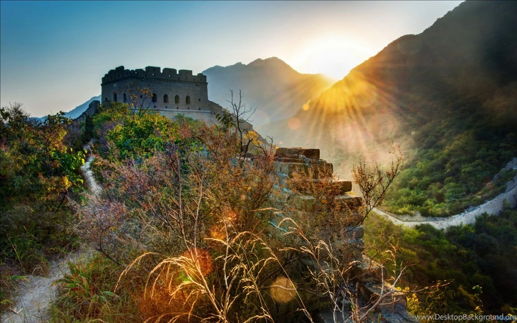 Great Wall Of China Sunset Wallpapers Travel HD Wallpapers