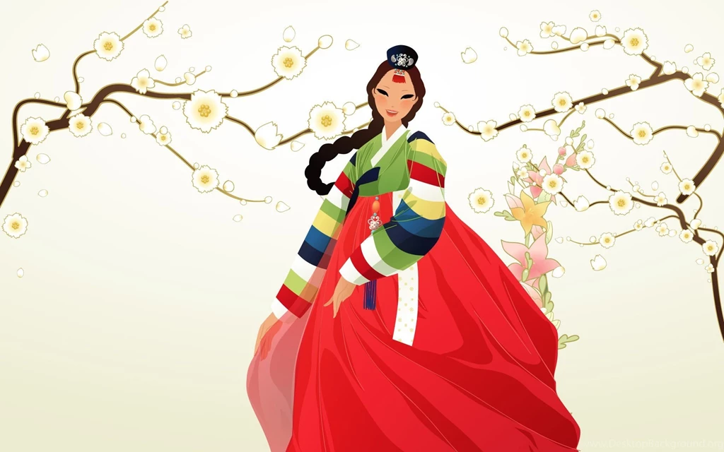Korean Cartoon Girl 1296567