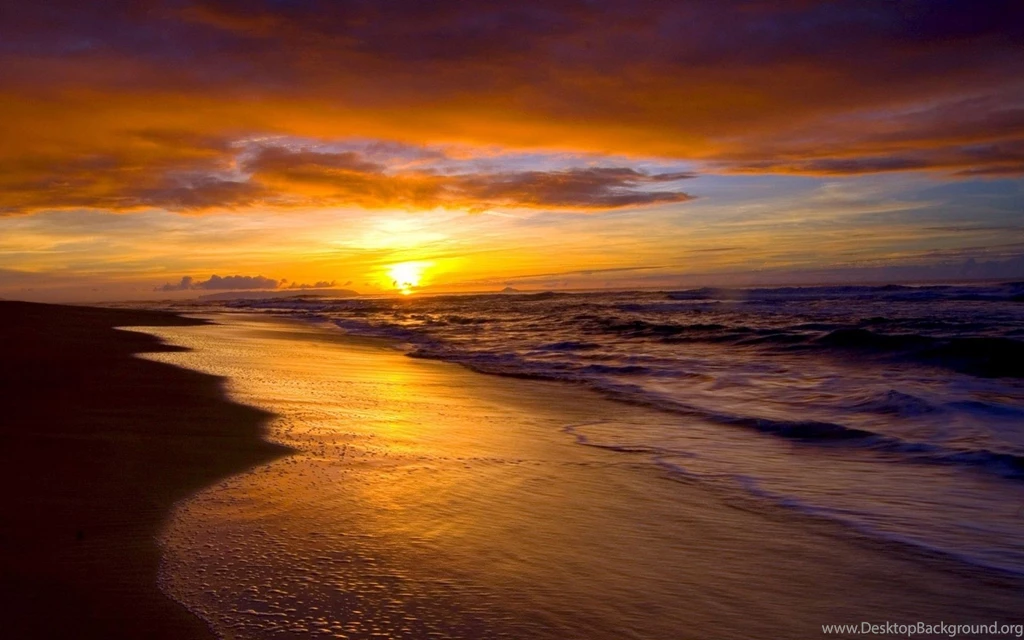 Long Beach Sunset Wallpapers Desktop