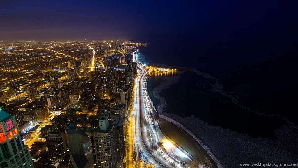 Download Amazing Chicago Night View Wallpapers