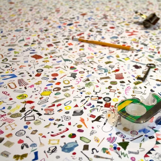 Wallpapers Made From Thousands Of Tiny Stickers