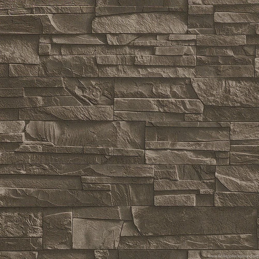 Rasch Factory Slate Brick Pattern Stone Faux Effect Wallpapers 475036