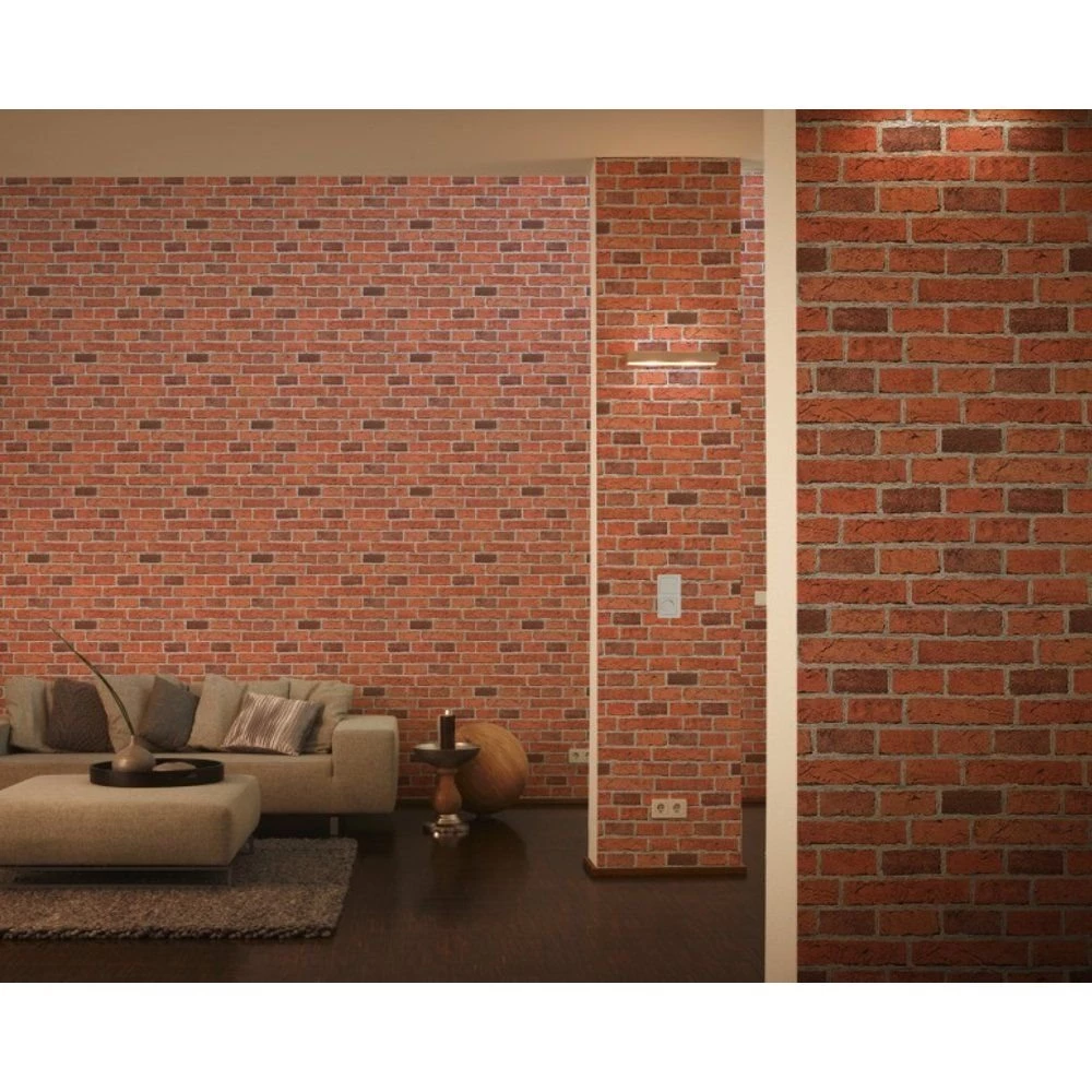 AS Creation House Brick Pattern Faux Effect Embossed Wallpapers 779816