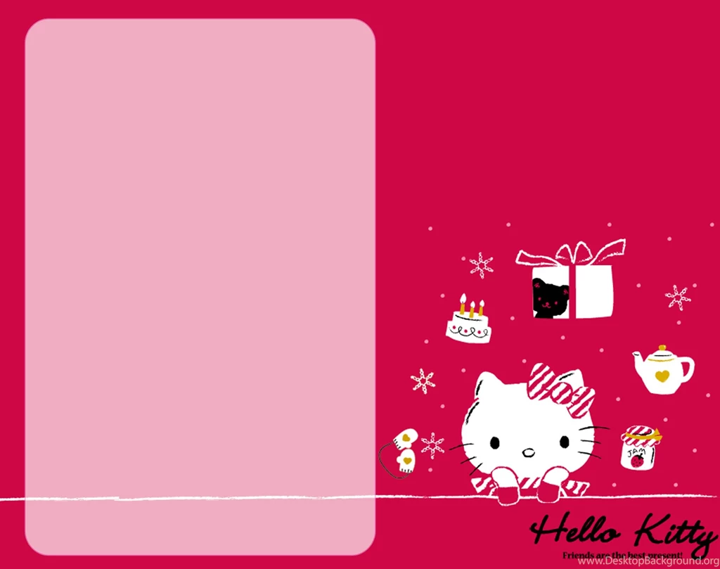 Hello Kitty Frame Wallpapers For Sony XPeria Z2 Cartoons Wallpapers