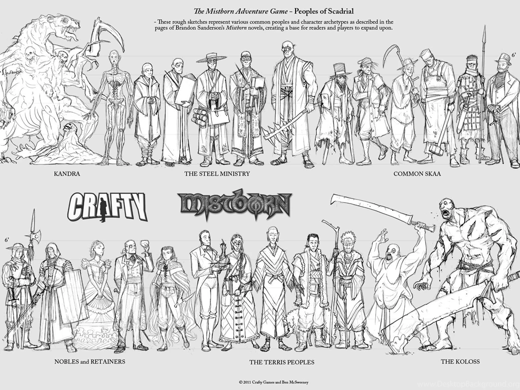 Mistborn Adventure Game Vin And Sazed By Inkthinker On DeviantArt