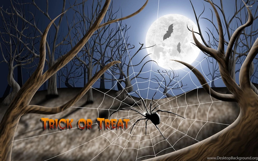 Halloween Night In The Forest Wallpapers Holiday Wallpapers