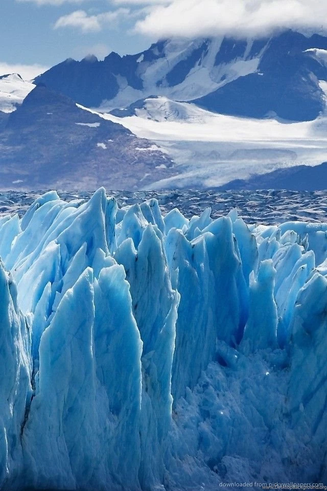 Download Sharp Glaciers Wallpapers For iPhone 4