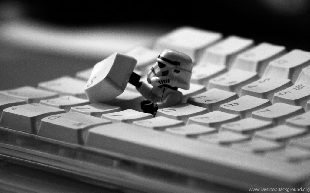Funny Starwars Storm Trooper Wallpapers B&w