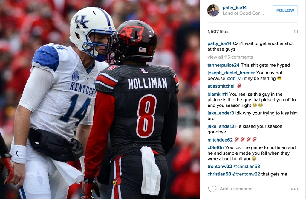 Louisville And Kentucky Football Players Are Beefing On Social ...