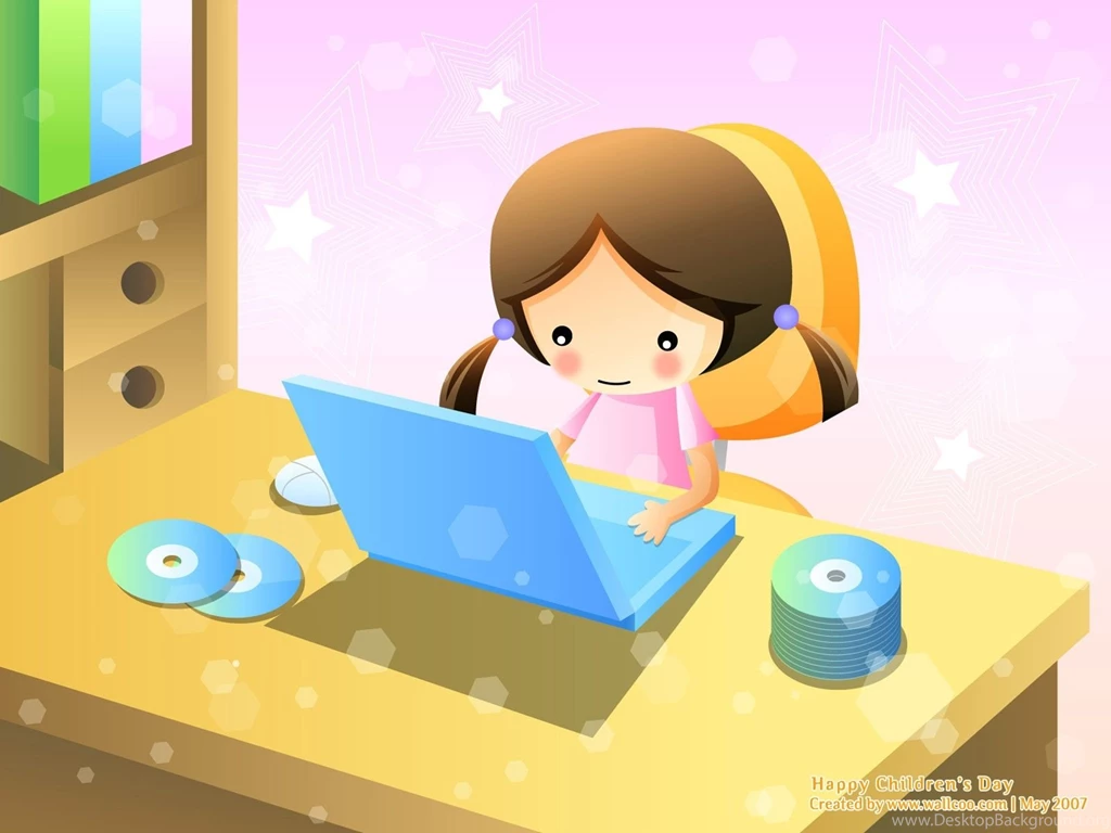 Desktop Wallpapers Kids On The Computers Children