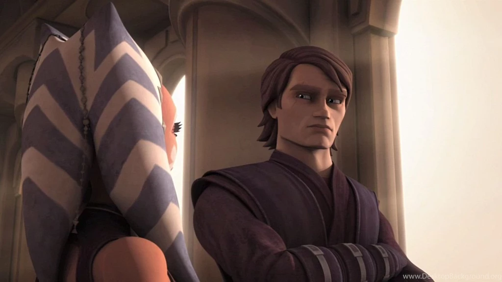 Anakin And Ahsoka Anakin And Ahsoka Wallpapers (23885902) Fanpop