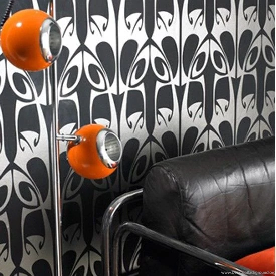 Hula Charcoal And Gold Wallpapers By Barbara Hulanicki From Next ...