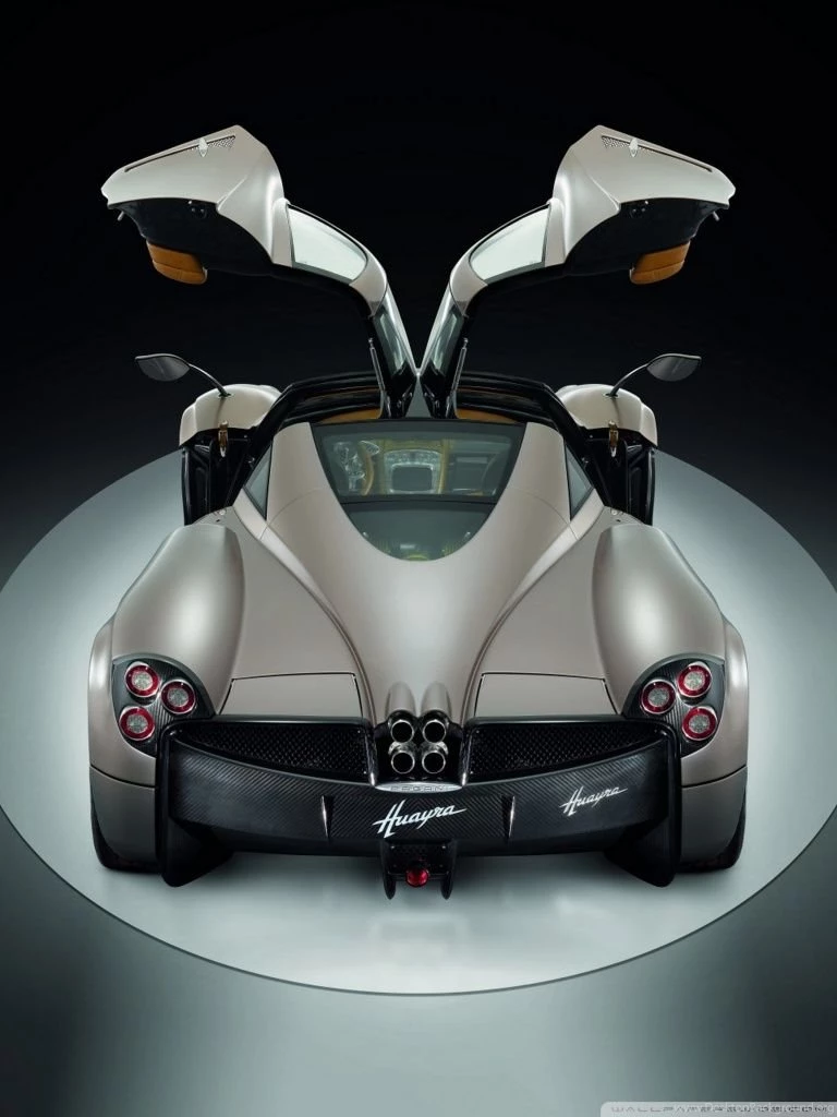 Pagani Huayra Gunmetal Top Doors HD Desktop Wallpapers : Fullscreen ...