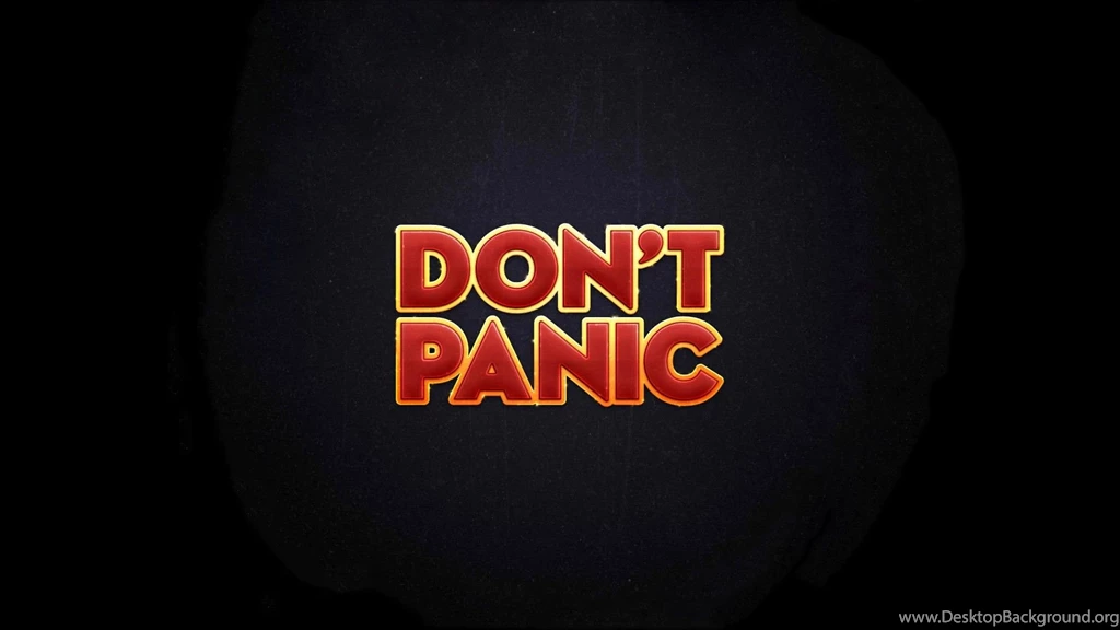 The Hitchhikers Guide To The Galaxy Don't Panic Wallpapers ...