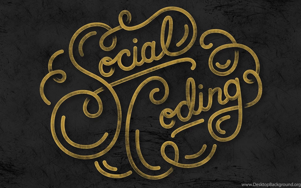 Dribbble   Social Coding wallpaper.jpg By Joel Glovier