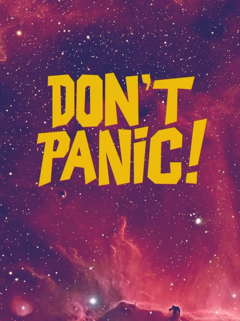 Don't Panic Painted Backgrounds 123mobileWallpapers.com
