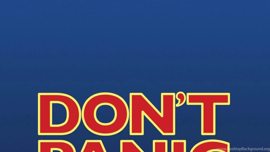 The Hitchhikers Guide To Galaxy Dont Panic HD Wallpapers Wallpapers ...
