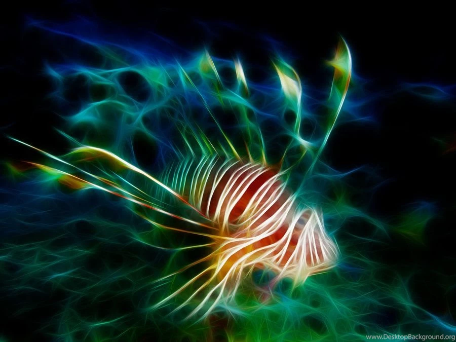 Fractal Lionfish By Coffeecookiecat On DeviantArt
