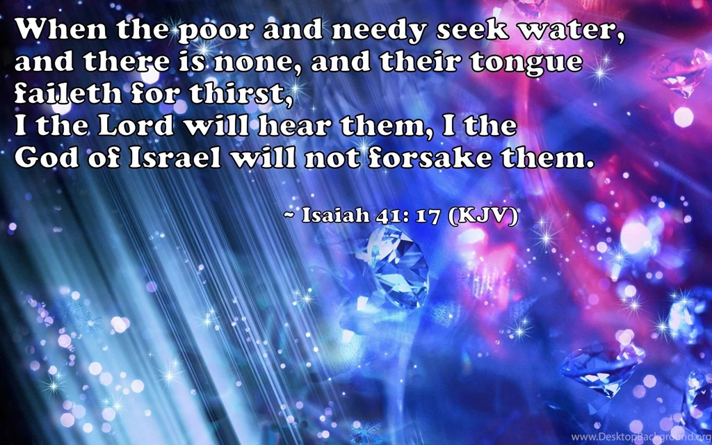 Isaiah 41: 17