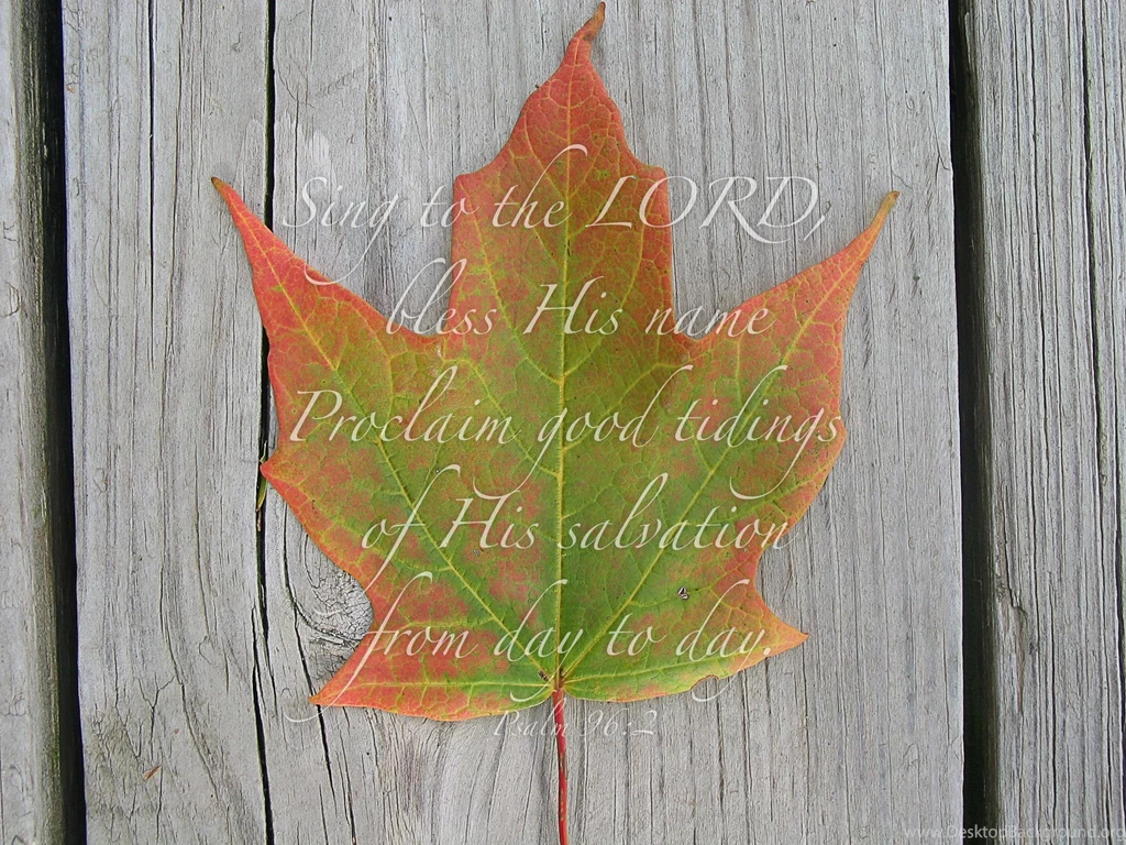 Free Christian Wallpaper: Leaf