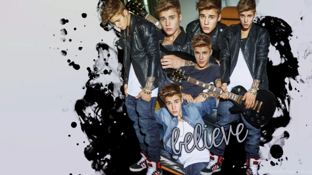 Justin Bieber Wallpapers (b/w Background) By IbelieveinBieber 1D On ...