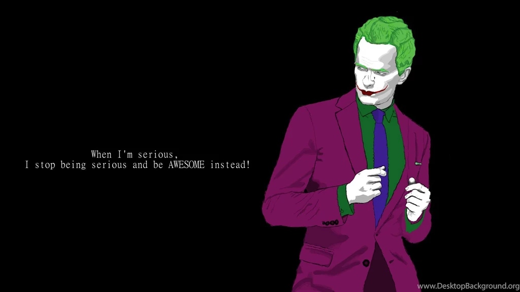 Barney Stinson As The Joker Quote, 1920x1080 HD Wallpapers And FREE ...