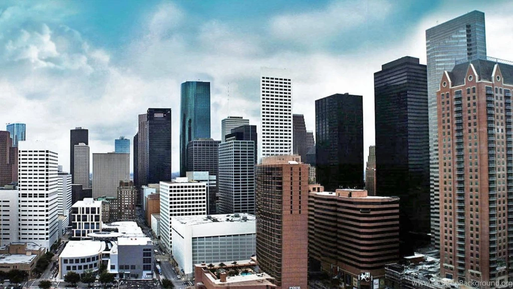 Houston Skyline Wallpaper.
