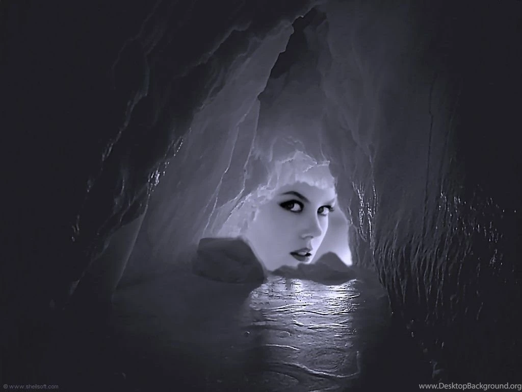 Free Desktop Wallpaper, Cave Face