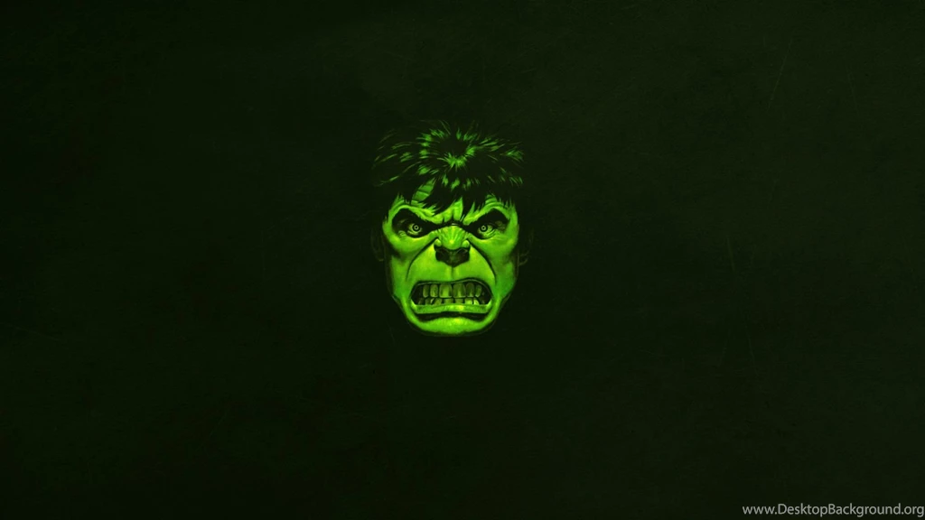 1920x1080 Marvel, Hulk, Minimalism, Comic, Evil, The Muzzle, Green ...