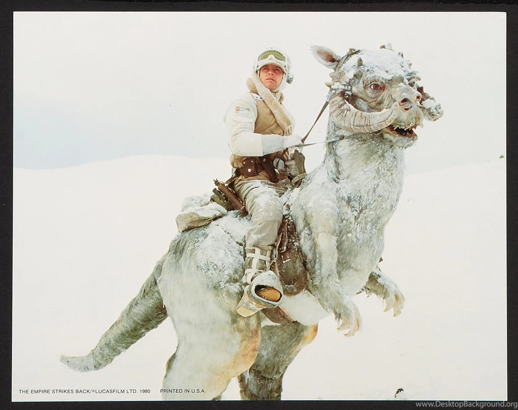 Luke Riding Tauntaun Star Wars Empire Strikes Back Ultra HD ...