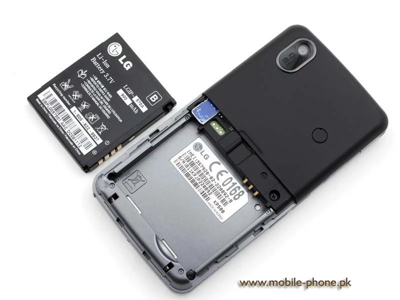 LG KP500 Cookie Price Pakistan, Mobile Specification