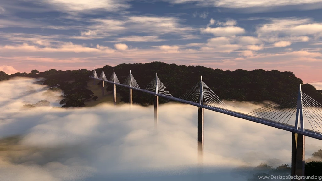 Millau Viaduct Wallpapers HD Of Longest Bridge In The World