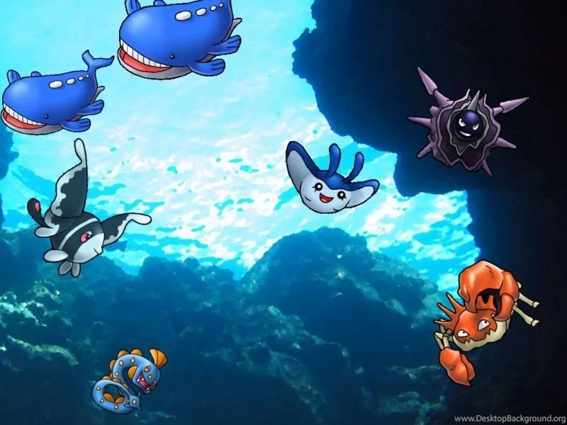 Underwater Scene Pokemon Wallpapers