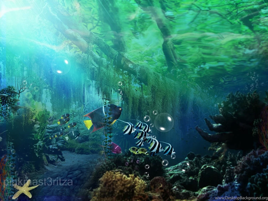 Photoshop Tutorials: Photo Manipulation. Underwater Forest ...
