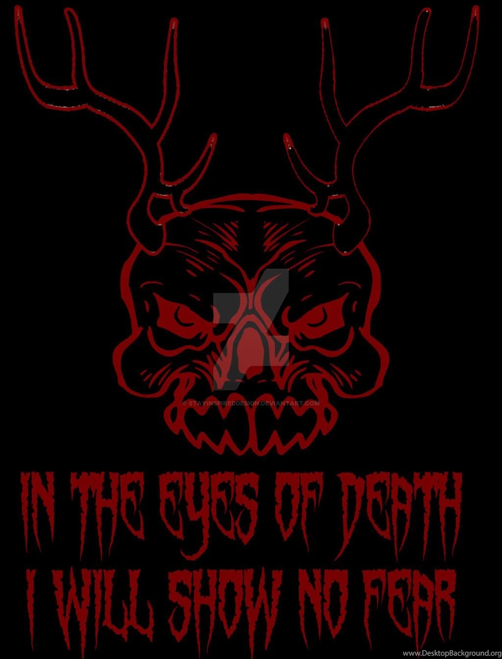 Show No Fear Skull Black By StayInspiredDesign On DeviantArt