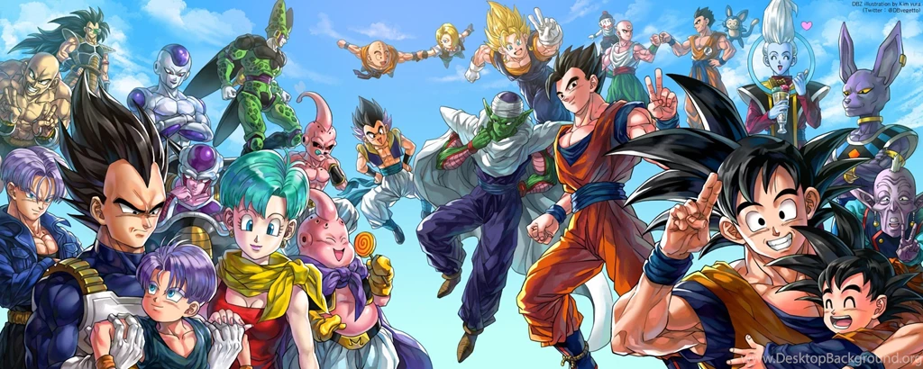 Beerus Bulma Chaozu Frieza Gotenks Group Kaioushin Kim Yura ...