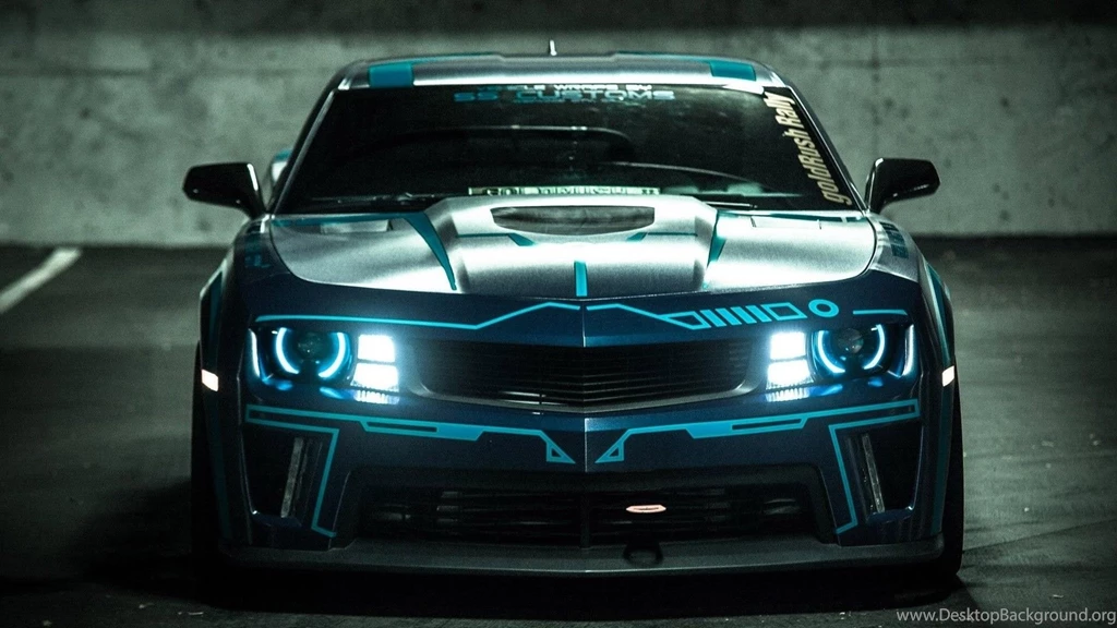 SS Customs TRON Chevrolet Camaro Free Desktop Wallpapers ~ Cars For ...