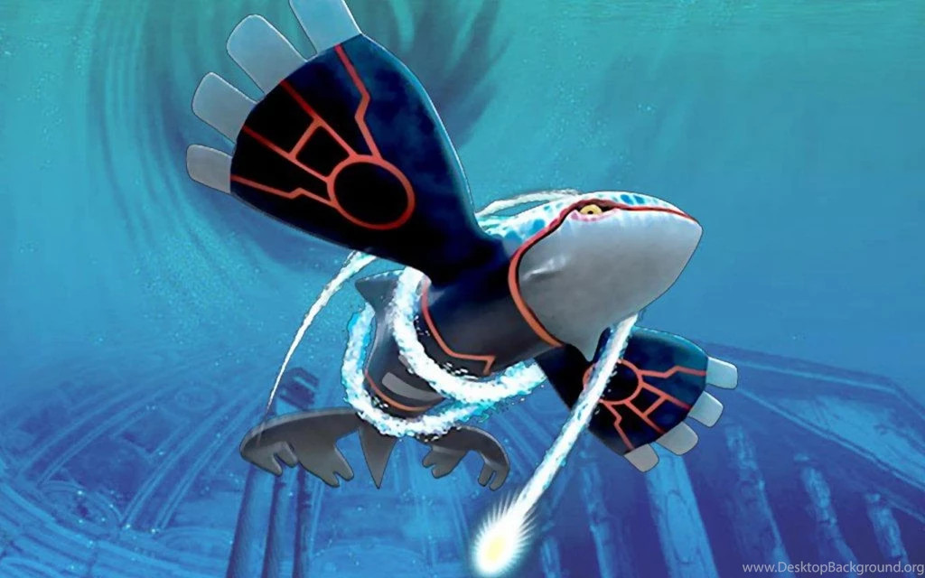 THE LEGENDARY KYOGRE WALLPAPER   (